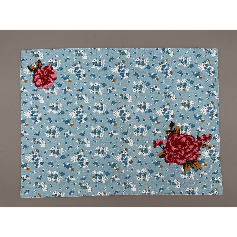 Pioneer Woman Sweet Rose Placemats Set 3 Reversible Floral Gingham Cottagecore